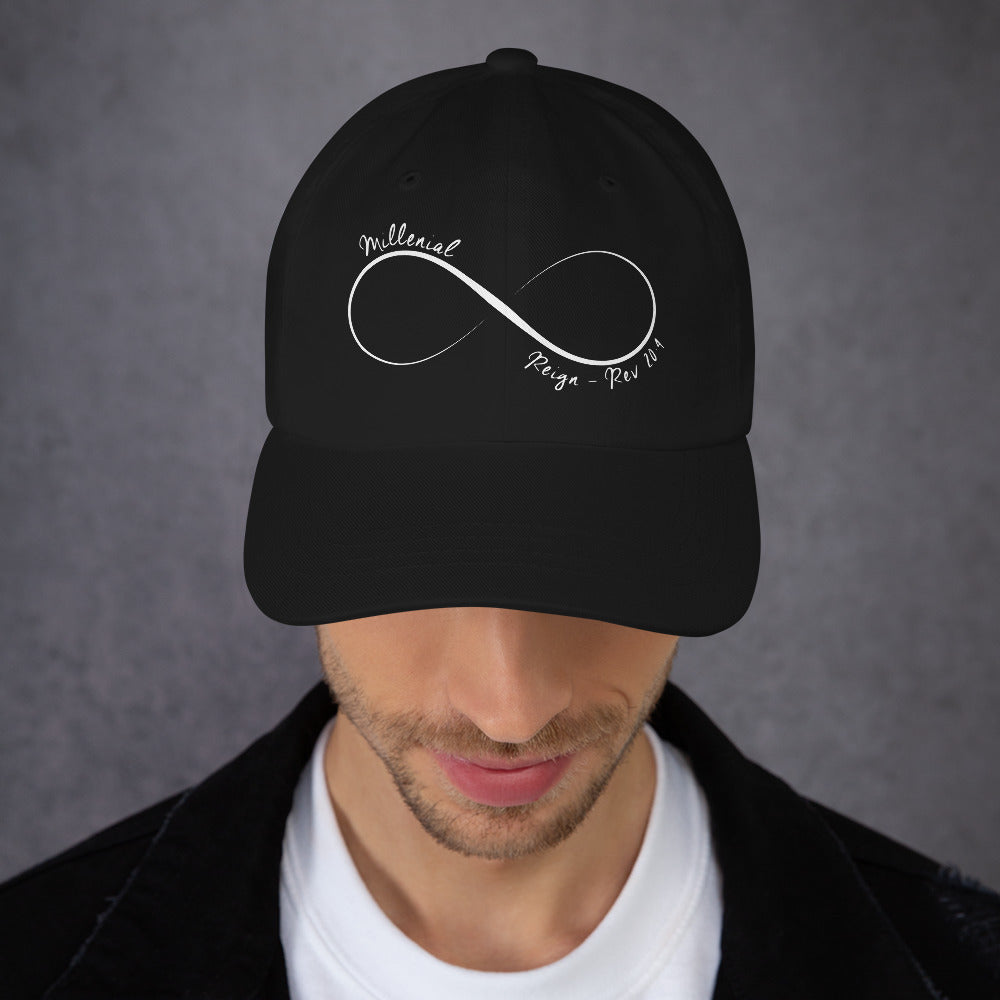 Christian dad hat with adjustable strap and curved visor for casual wear