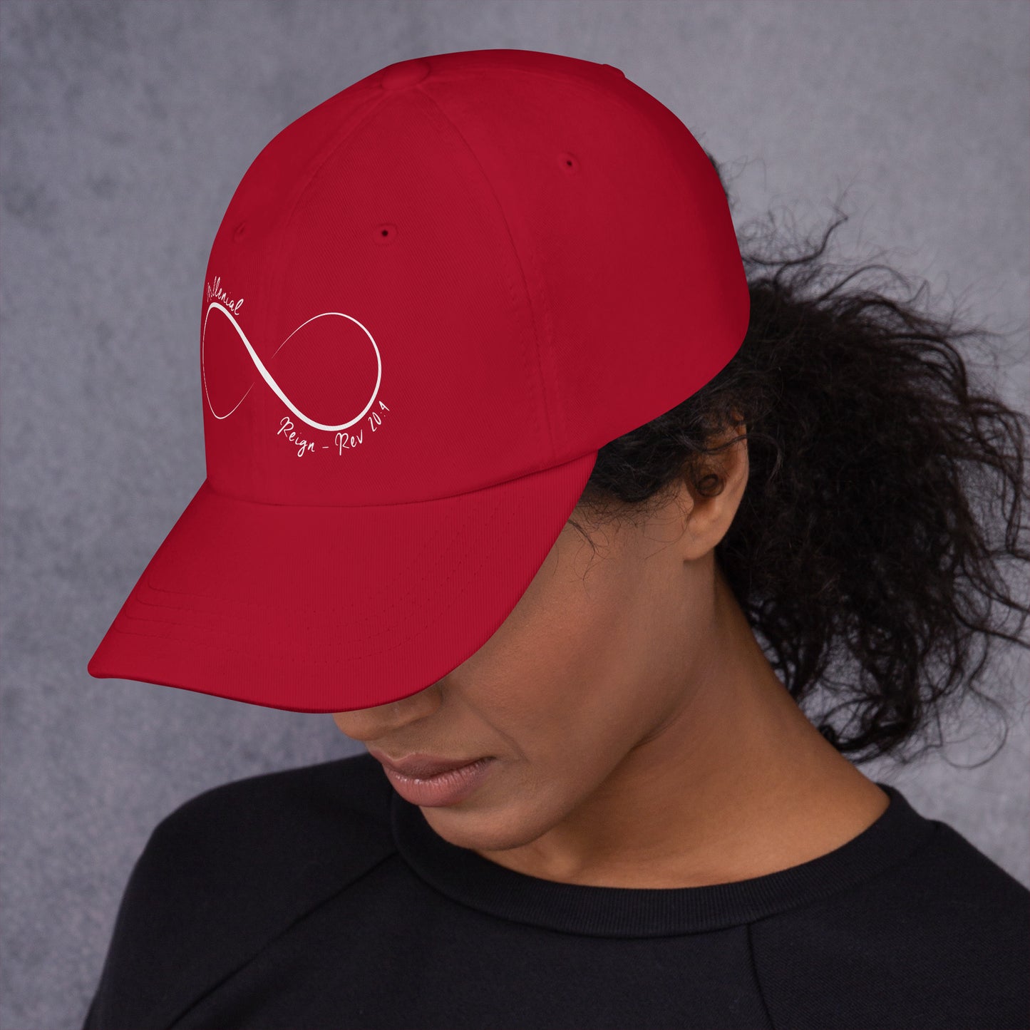 Faith-based chino twill hat perfect for casual Christian wear