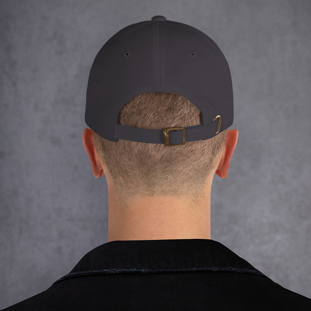 Adjustable Christian faith cap with antique buckle and breathable fabric