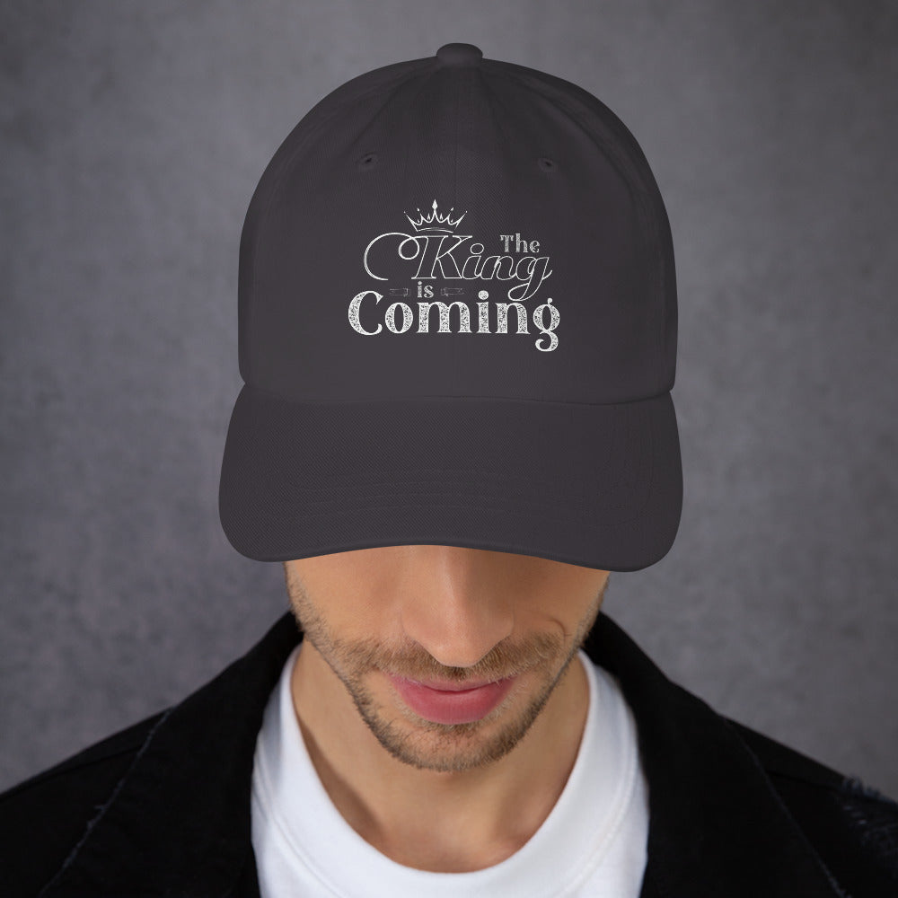 Adjustable Christian faith cap with antique buckle and breathable fabric