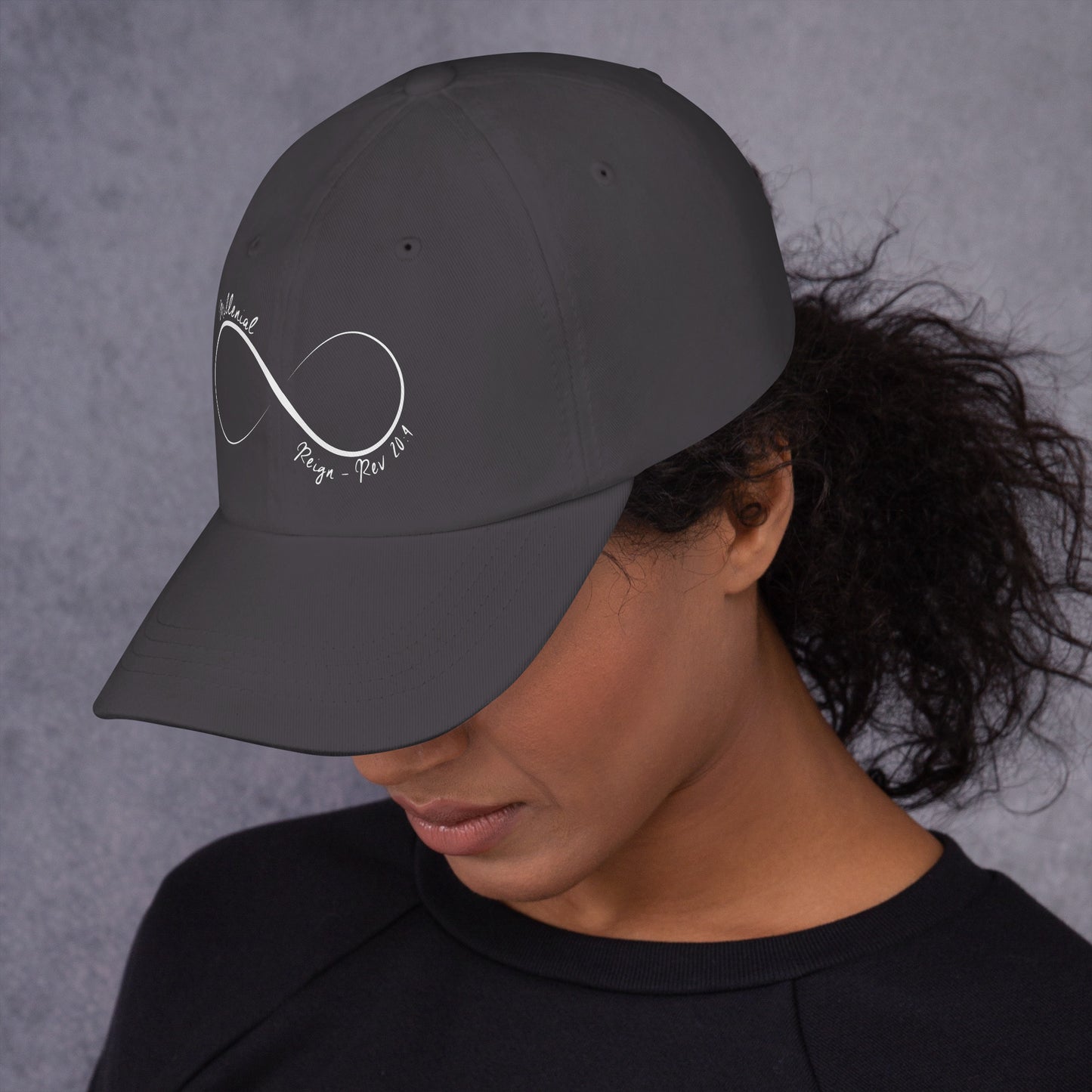Unisex Christian hat with breathable eyelets and soft fit