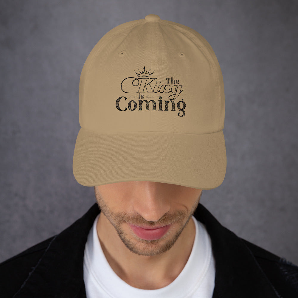 Christian dad hat with adjustable strap and curved visor for casual wear