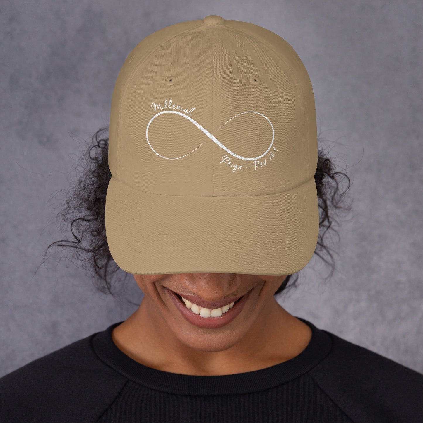 Adjustable Christian hat for church outings, youth events, and daily wear