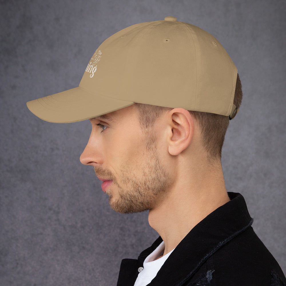 Comfortable low-profile Christian hat perfect for casual outfits and church events