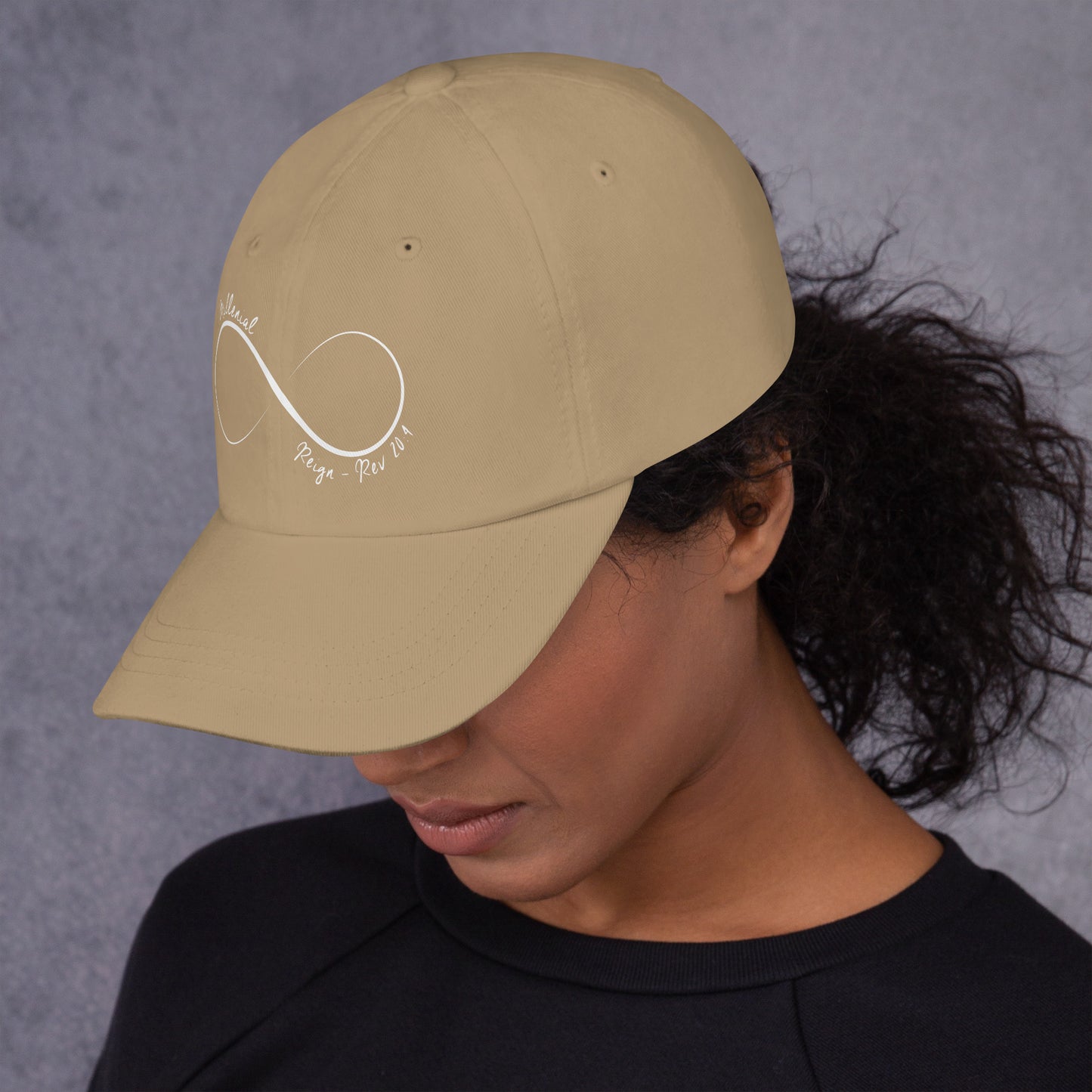 Adjustable Christian hat for church outings, youth events, and daily wear