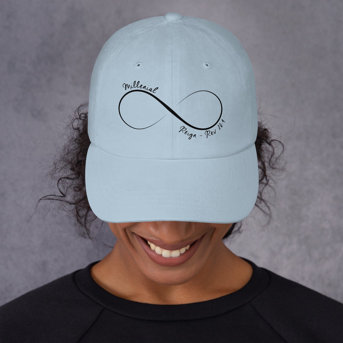 Faith-based chino twill hat perfect for casual Christian wear