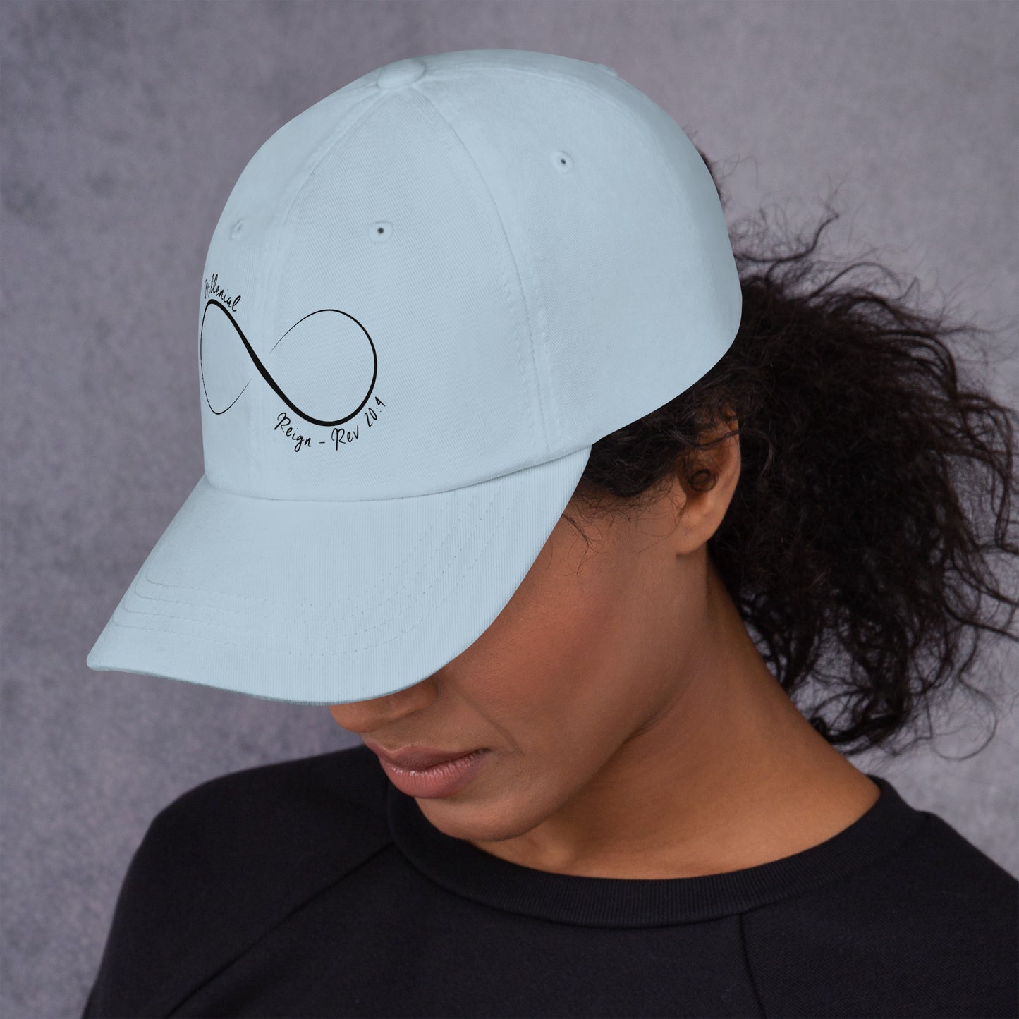 Faith-based chino twill hat perfect for casual Christian wear