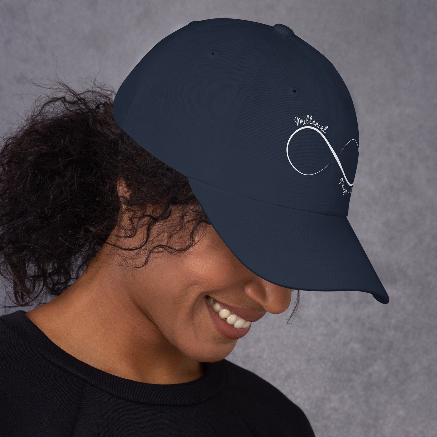 Low-profile Christian cotton twill cap for men and women