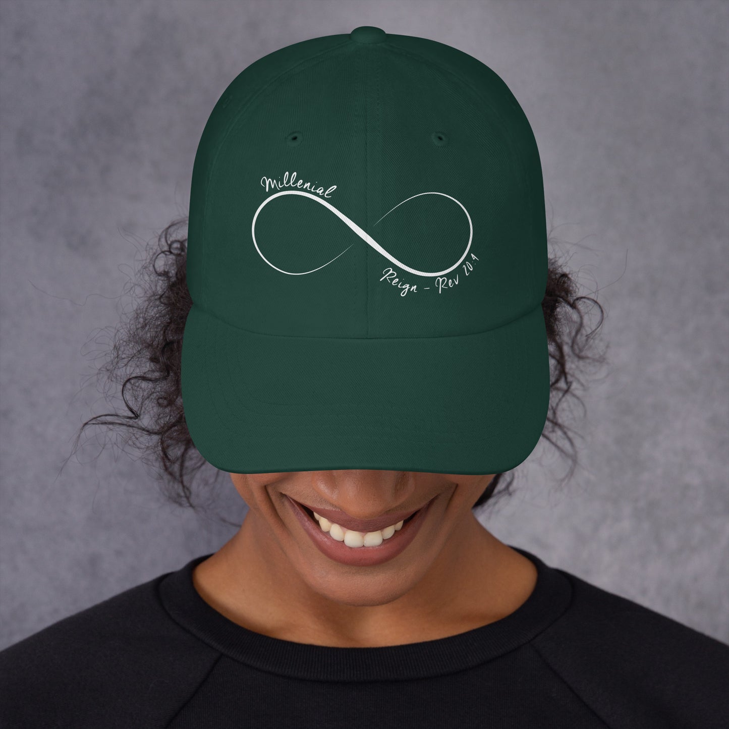 Faith-based chino twill hat perfect for casual Christian wear