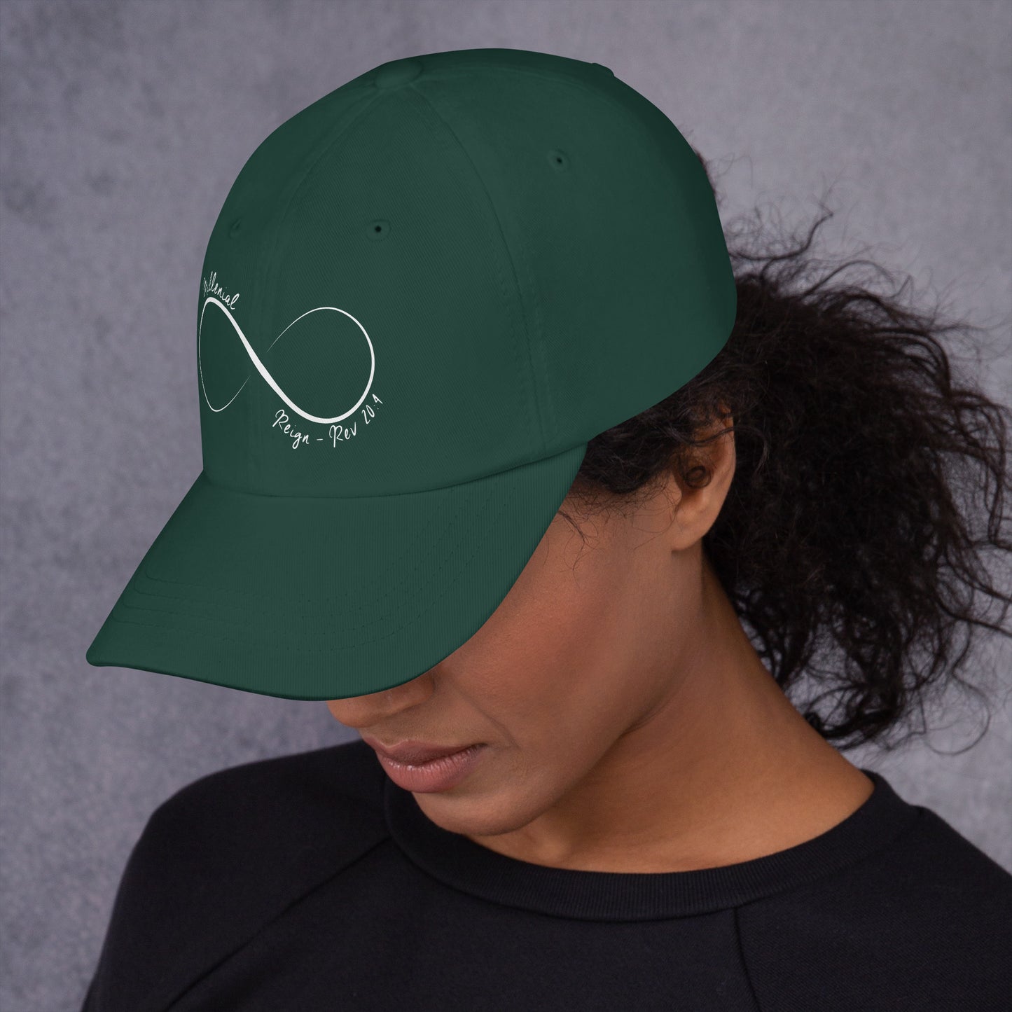Faith-based chino twill hat perfect for casual Christian wear