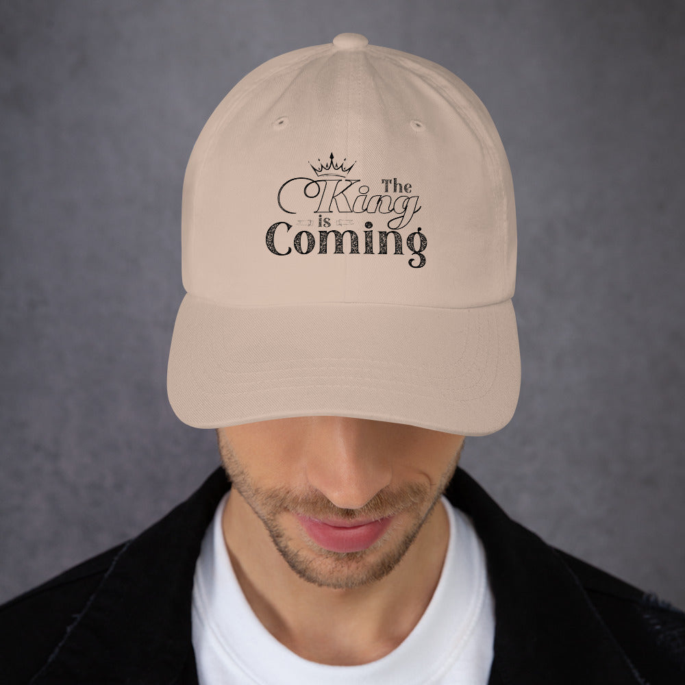 Christian dad hat with adjustable strap and curved visor for casual wear