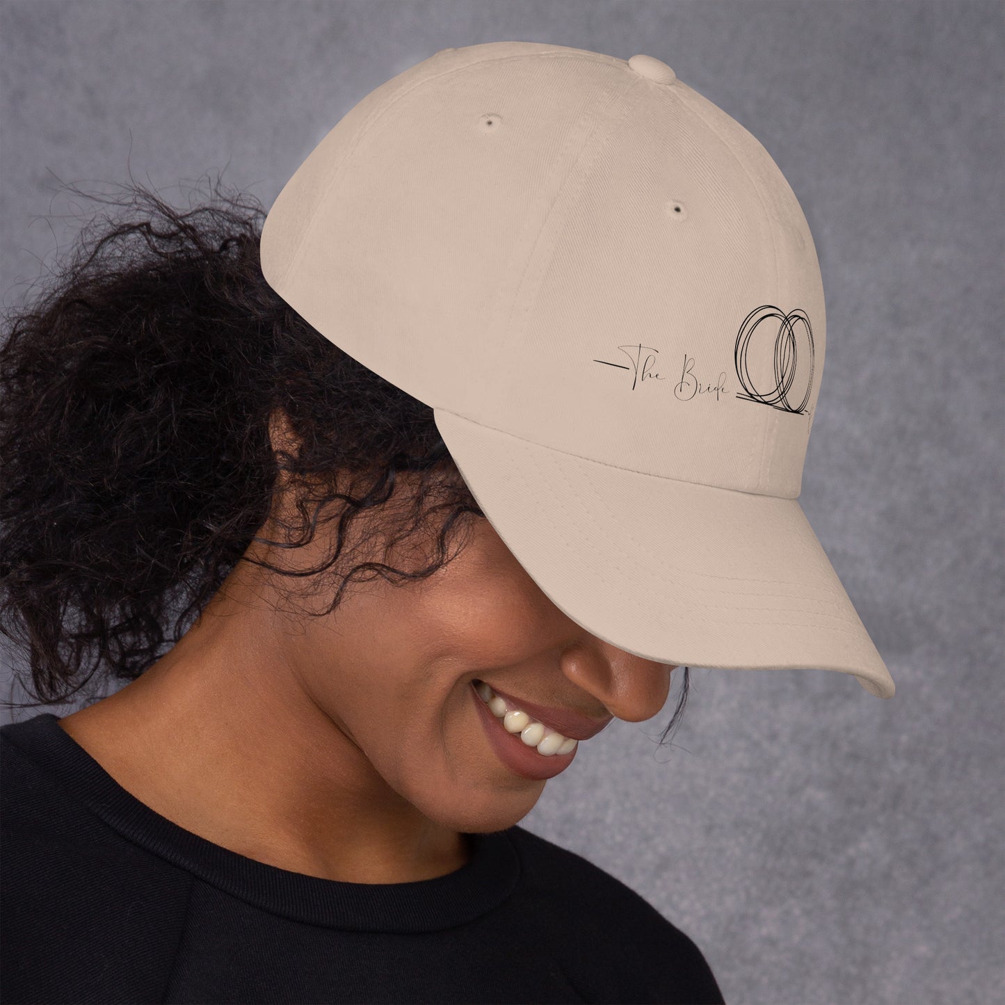 Low-profile Christian cotton twill cap for men and women
