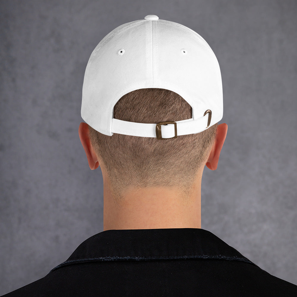 Adjustable Christian faith cap with antique buckle and breathable fabric