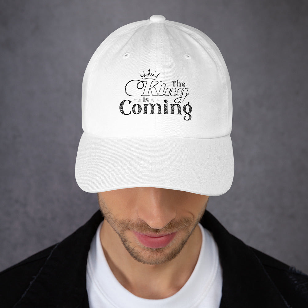Adjustable Christian faith cap with antique buckle and breathable fabric