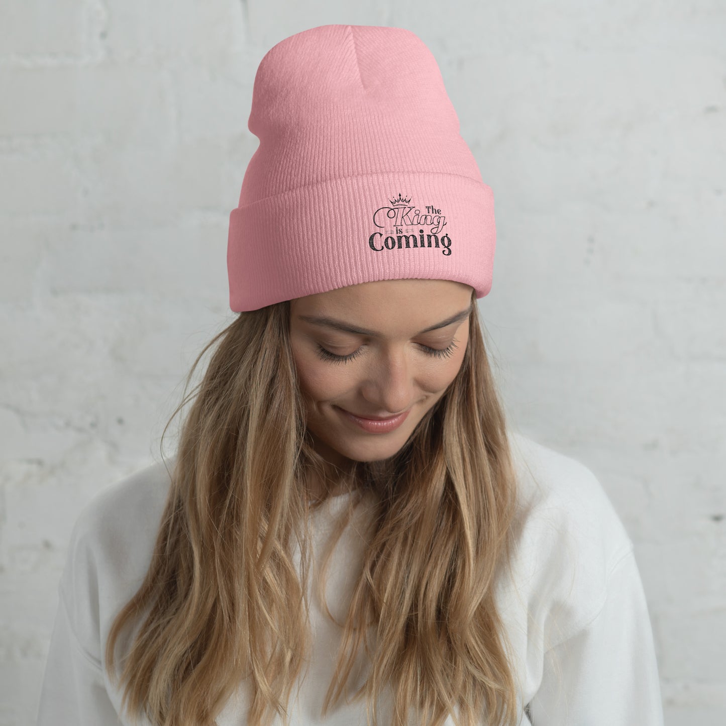 Faith-based unisex beanie perfect for church, youth groups, and winter wear