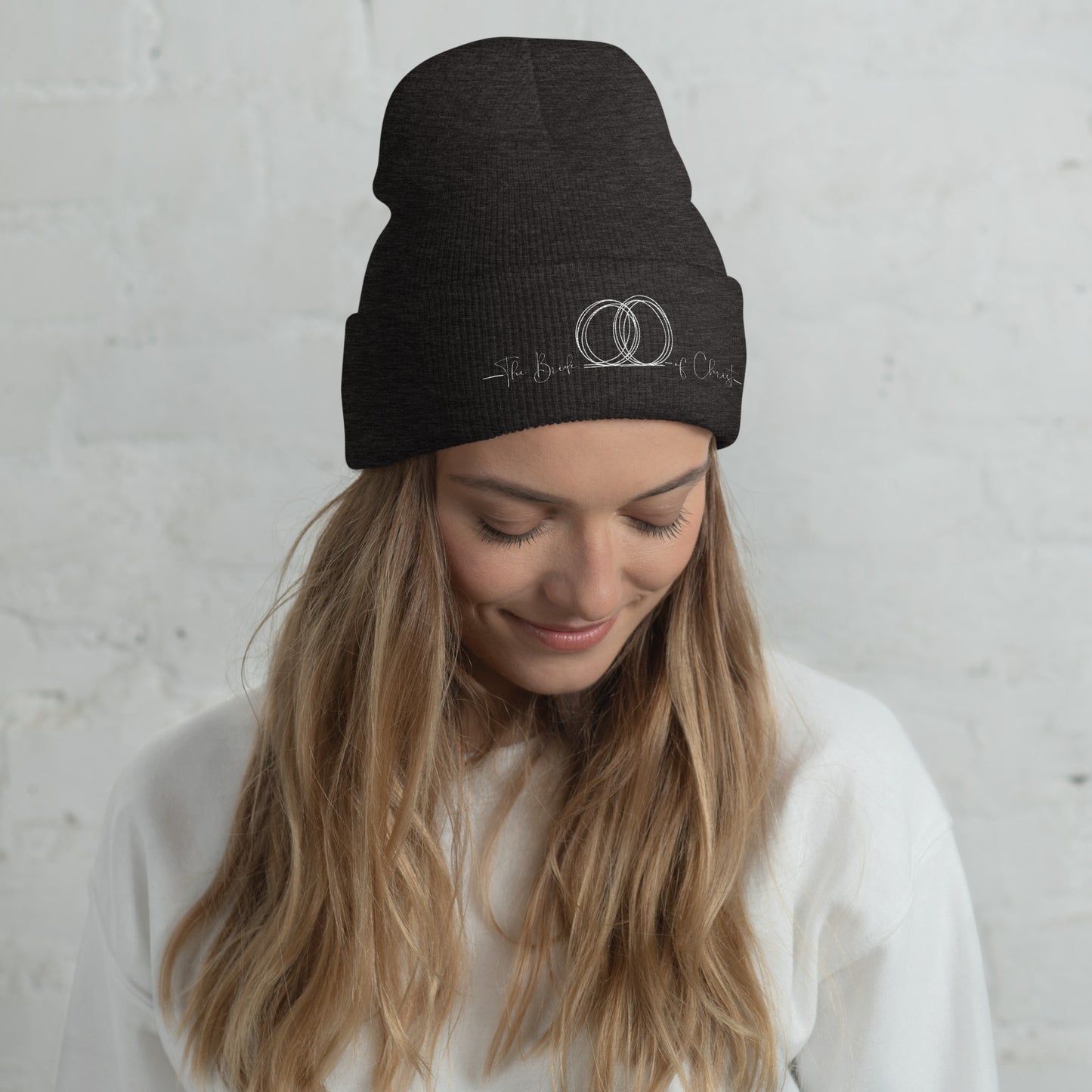 Faith-based unisex beanie perfect for church, youth groups, and winter wear