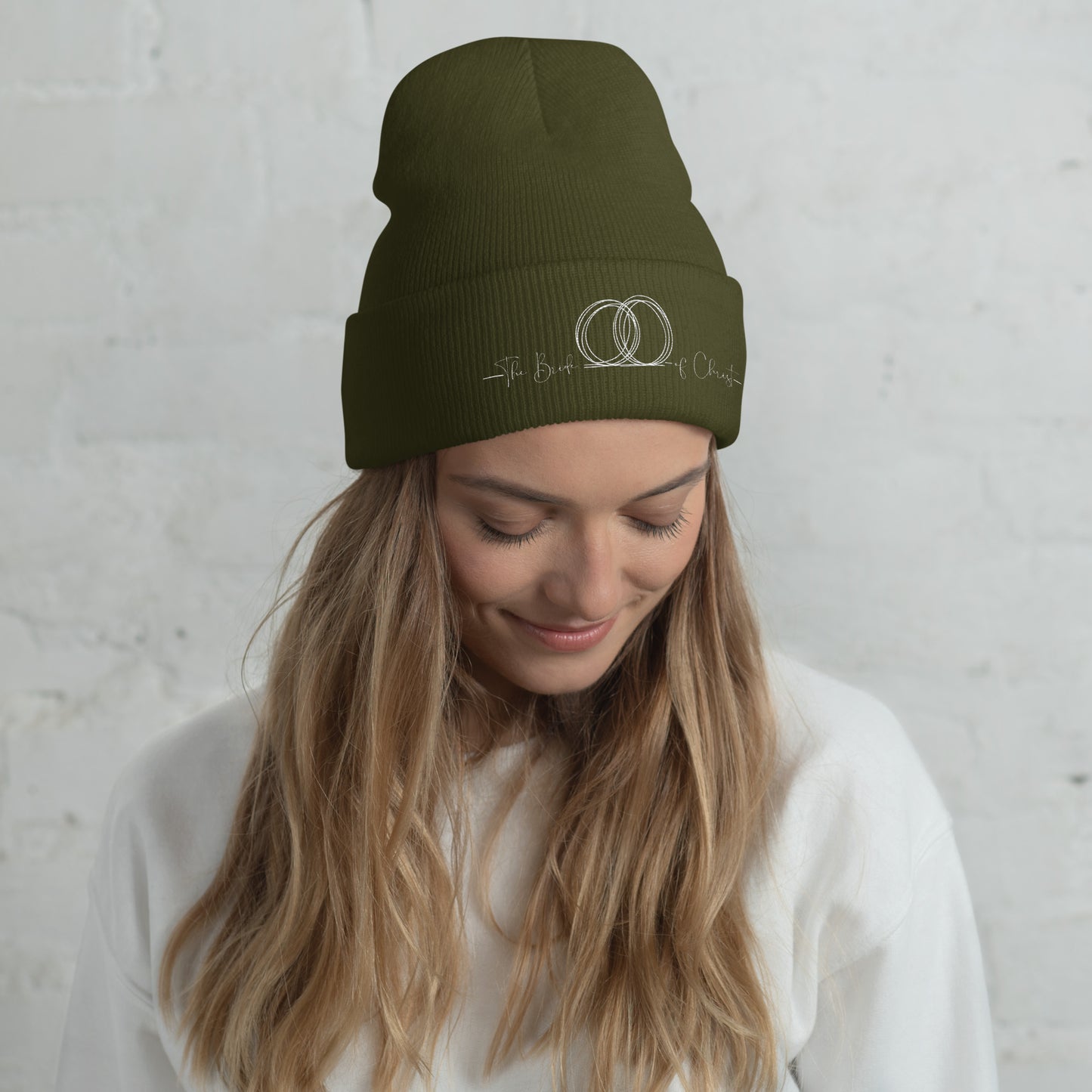 Hypoallergenic Christian winter hat with snug, form-fitting style