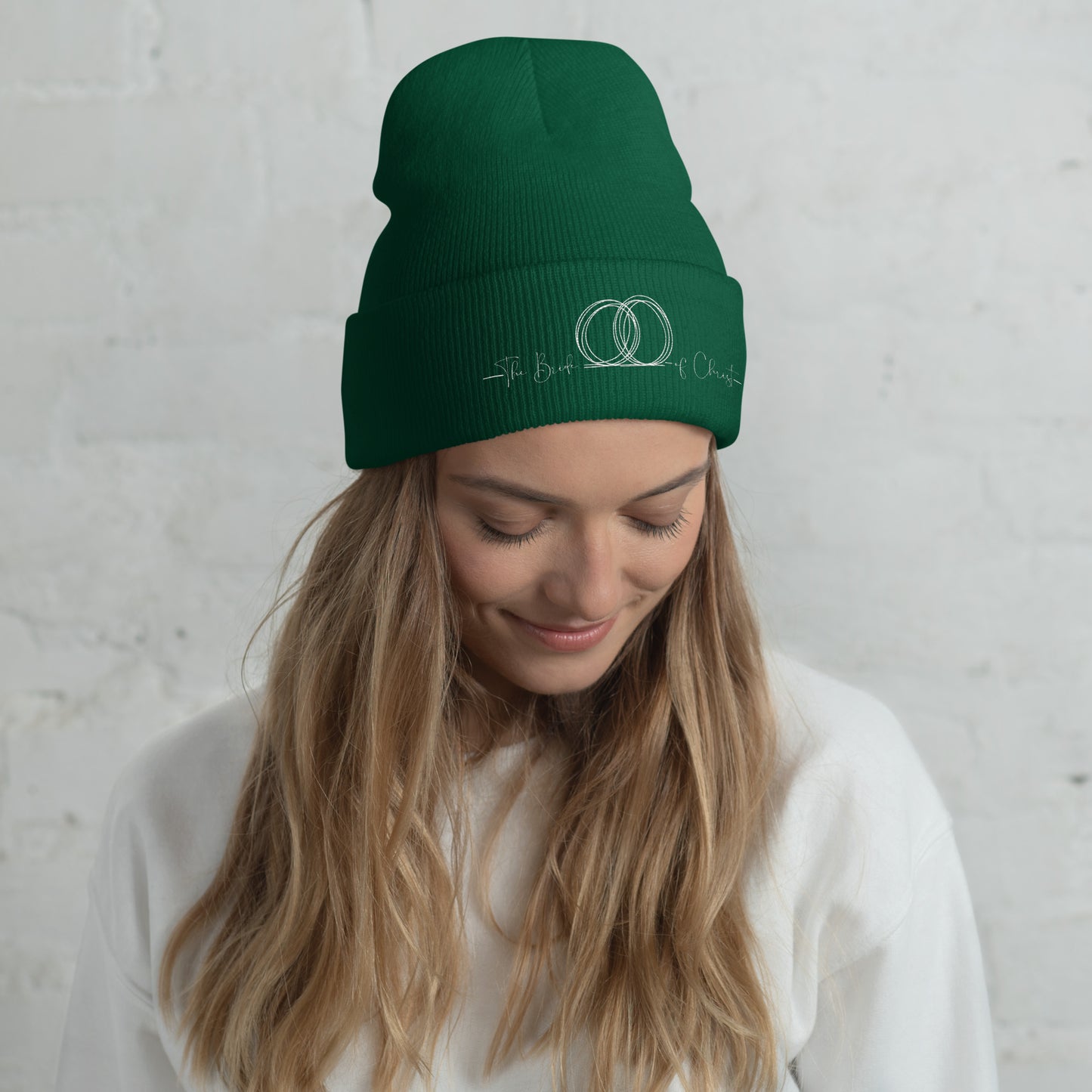 Unisex Christian streetwear beanie with faith-inspired message