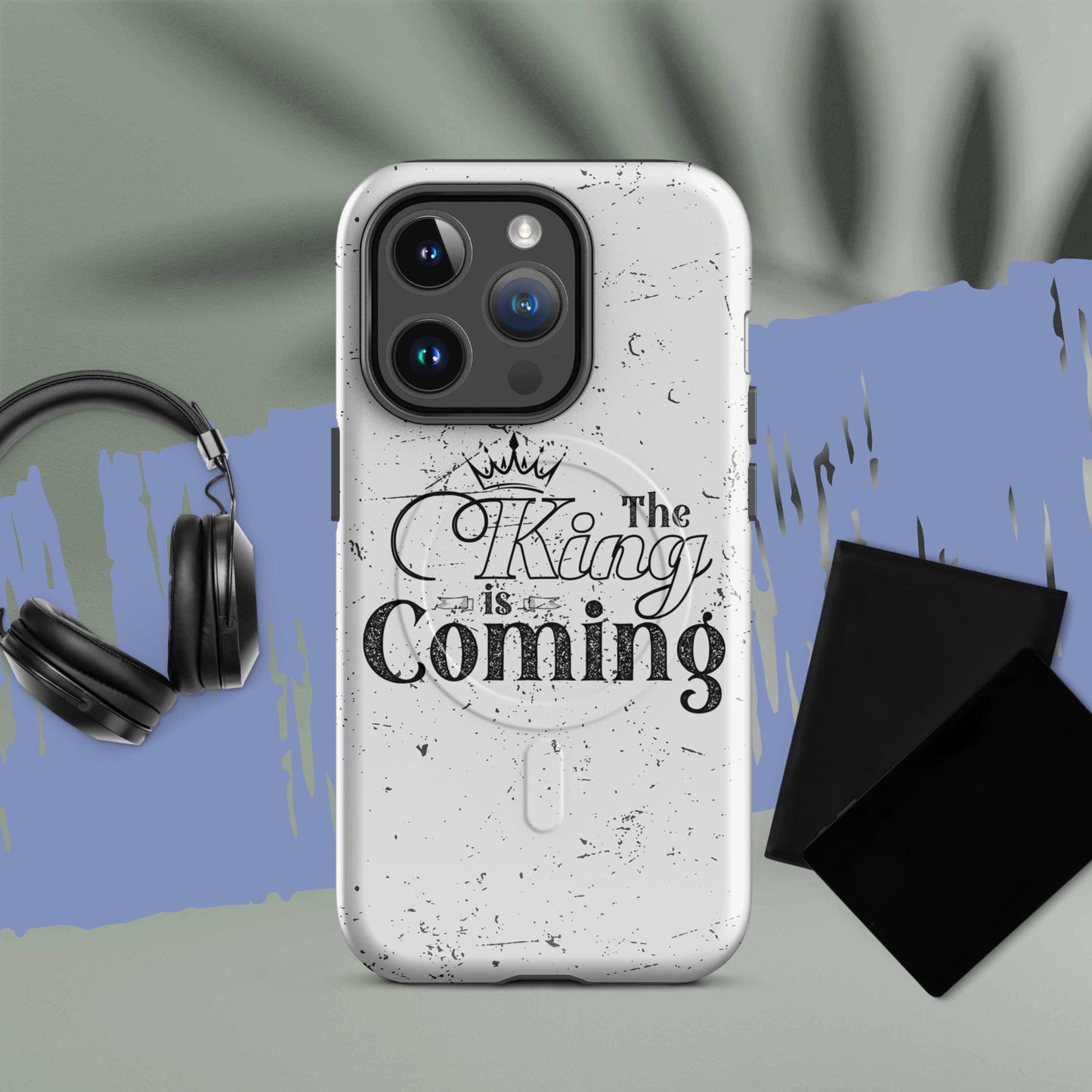 Christian MagSafe® compatible phone case with precise port openings