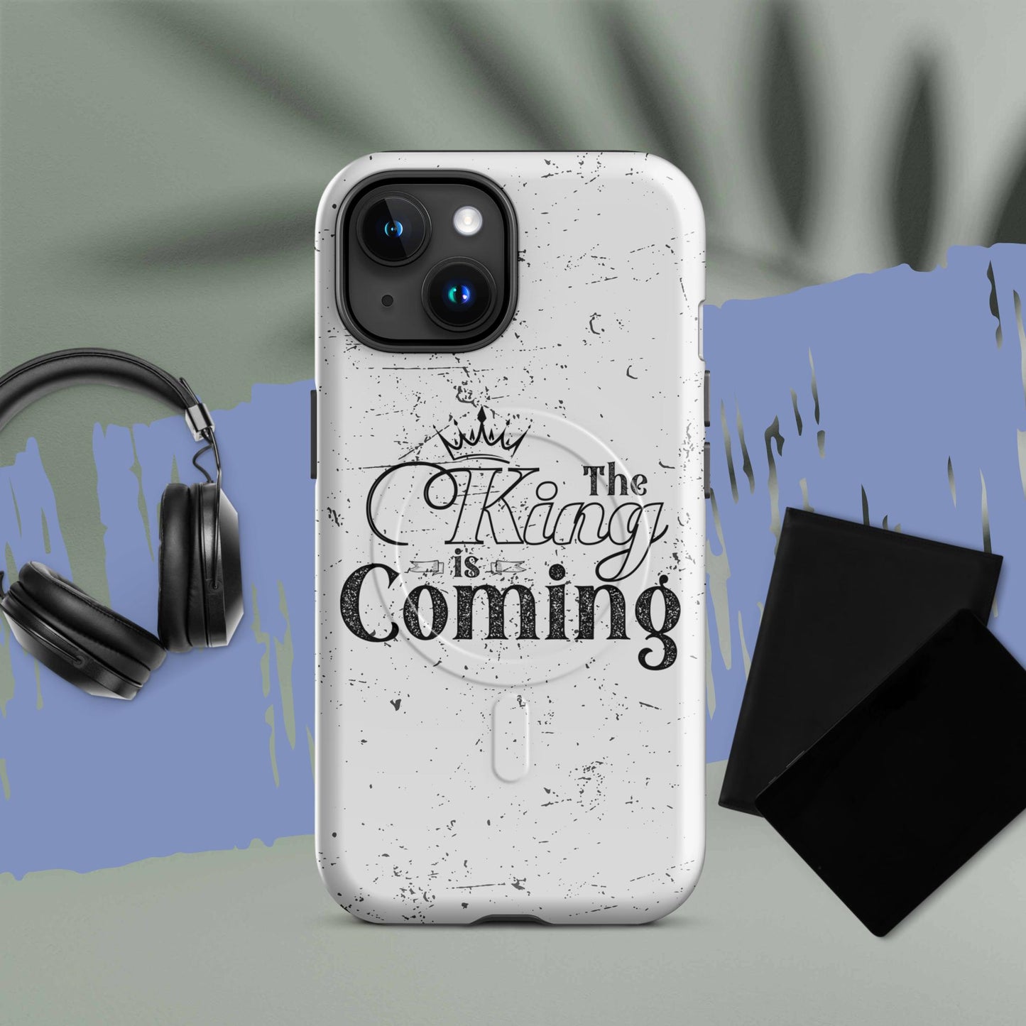 Christian MagSafe® tough iPhone® case with dual-layer protection and wireless charging
