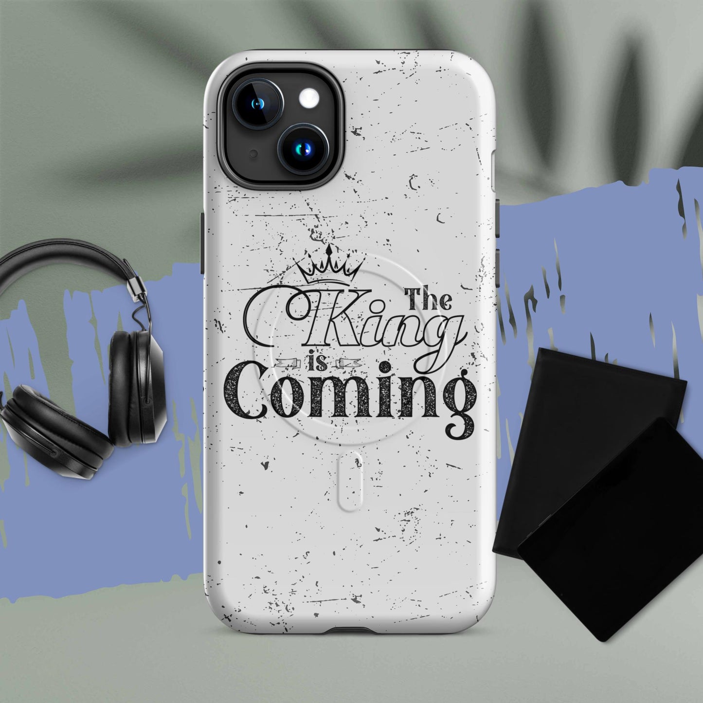 Christian MagSafe® tough iPhone® case with dual-layer protection and wireless charging