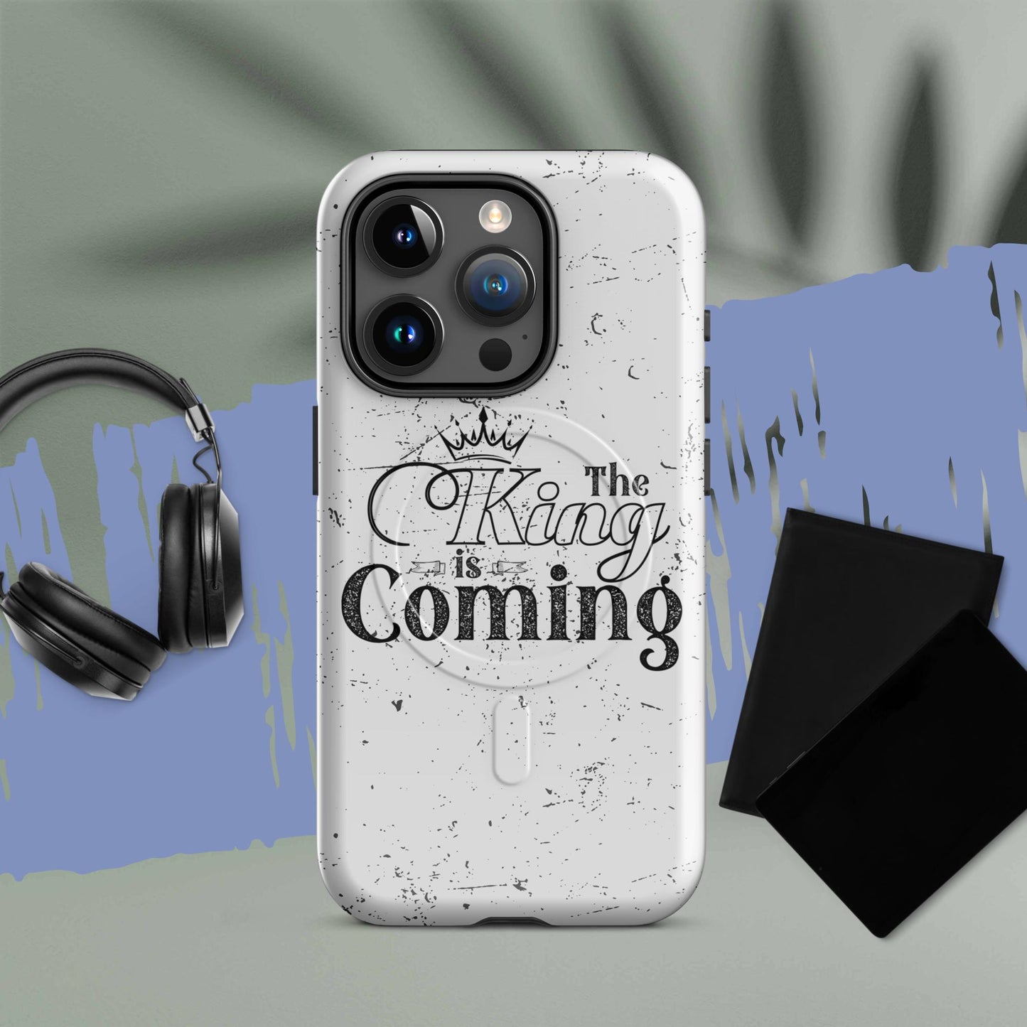 Christian MagSafe® tough iPhone® case with dual-layer protection and wireless charging