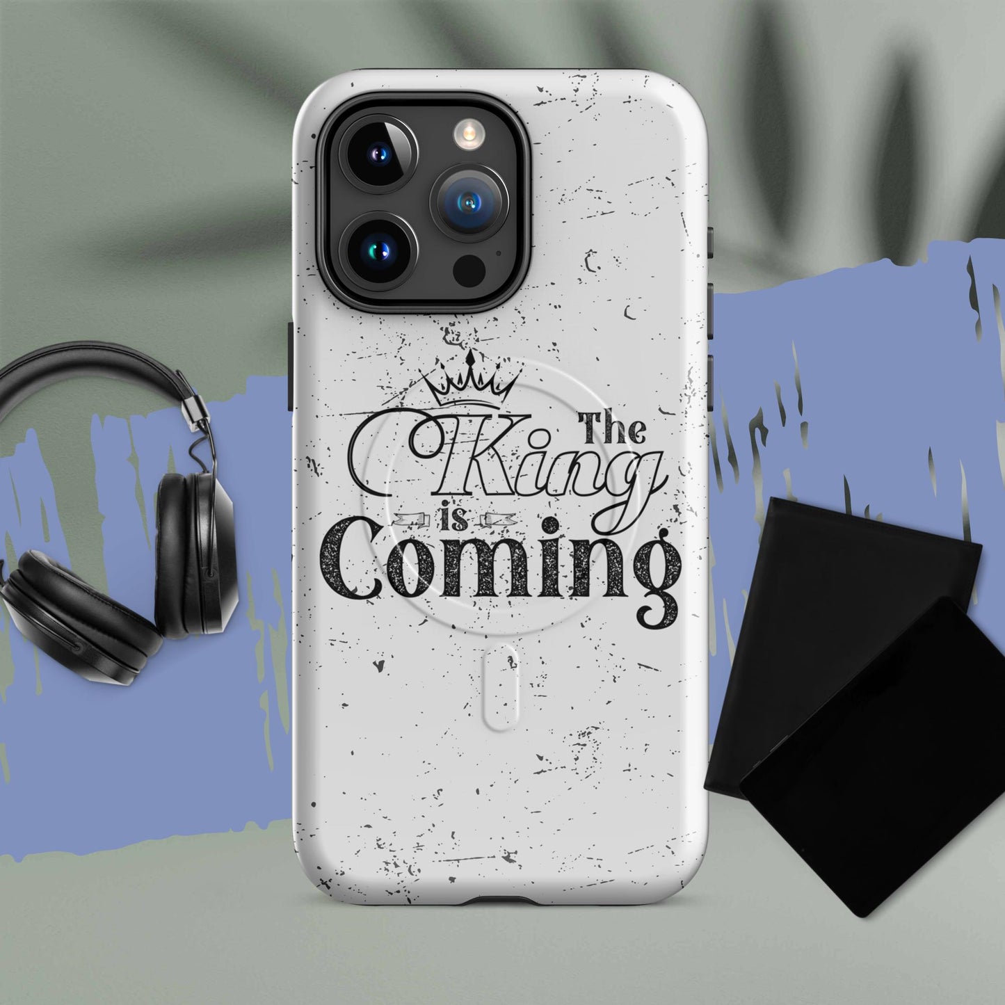 Christian MagSafe® tough iPhone® case with dual-layer protection and wireless charging