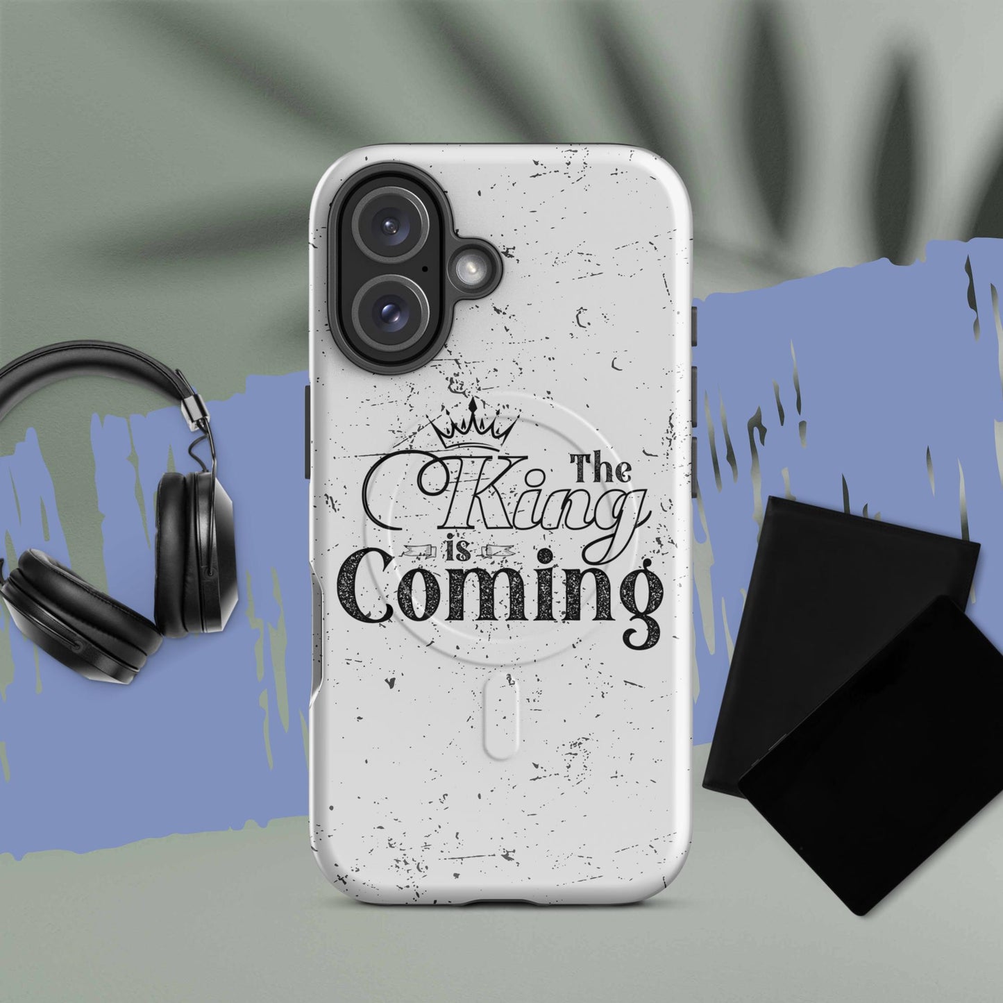 Christian MagSafe® tough iPhone® case with dual-layer protection and wireless charging