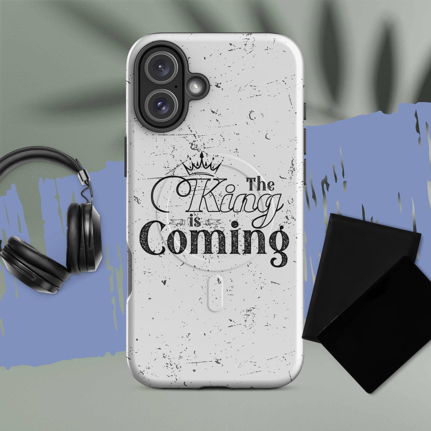 Faith-inspired protective MagSafe® iPhone® case with impact-resistant design