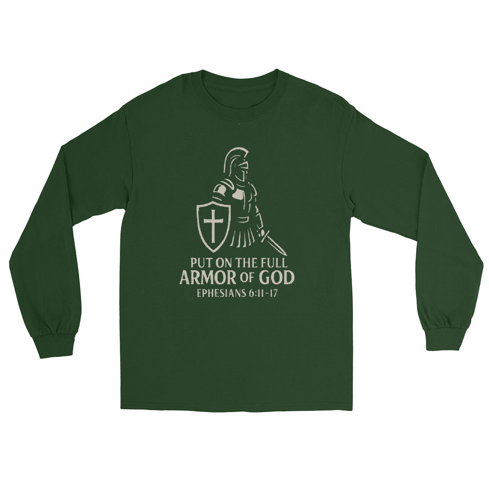 Christian men’s casual long sleeve shirt