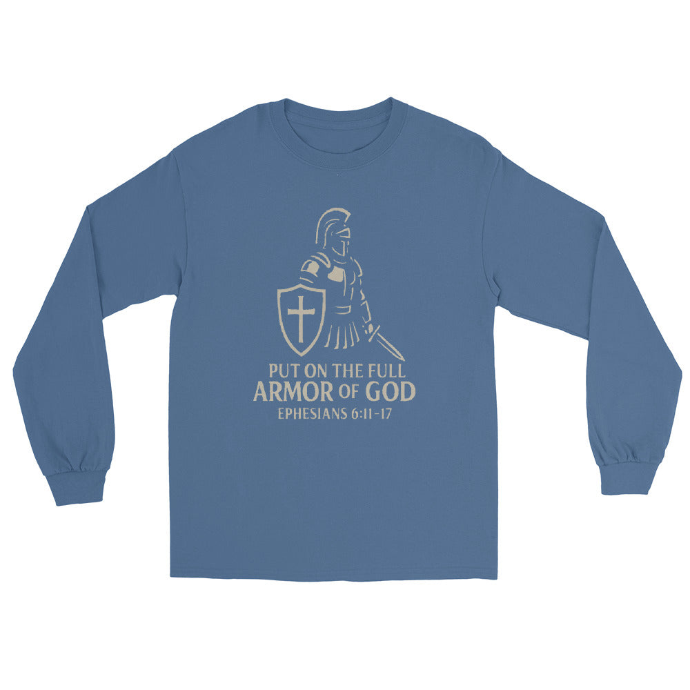Christian men’s casual long sleeve shirt