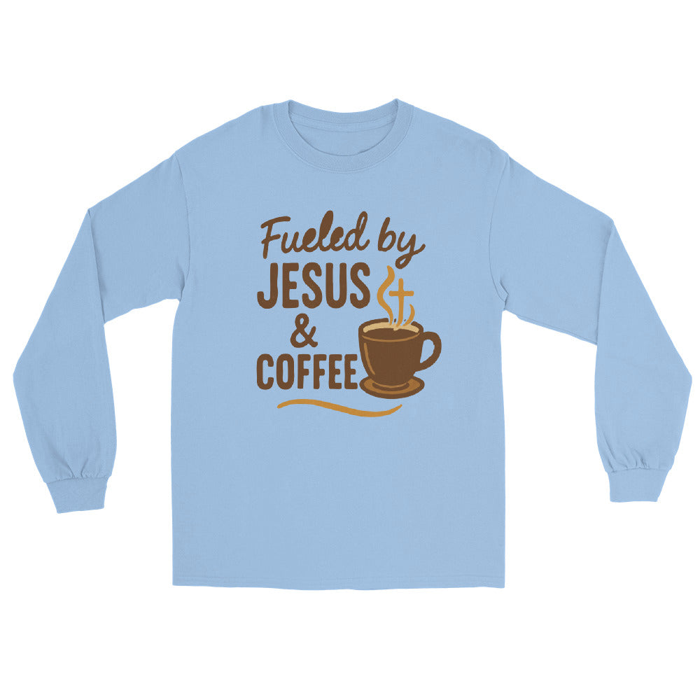 Men’s faith and coffee themed shirt in classic fit
