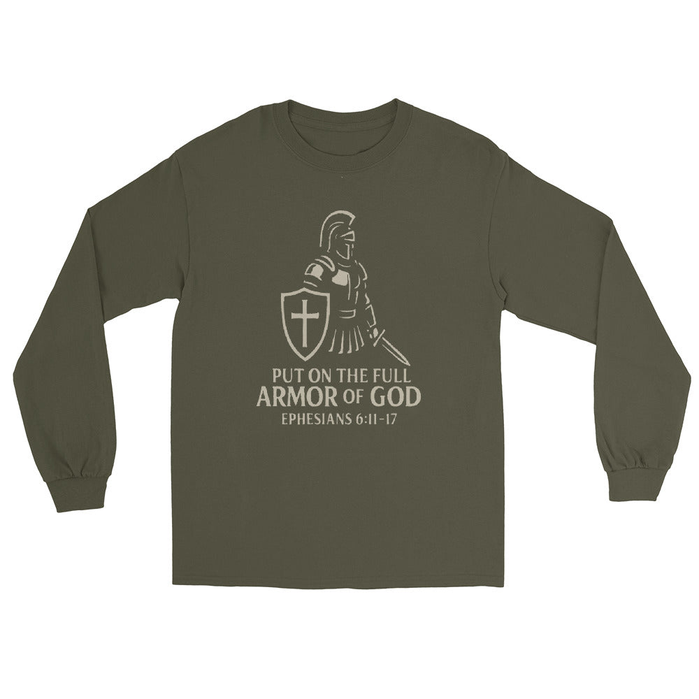 Christian men’s casual long sleeve shirt