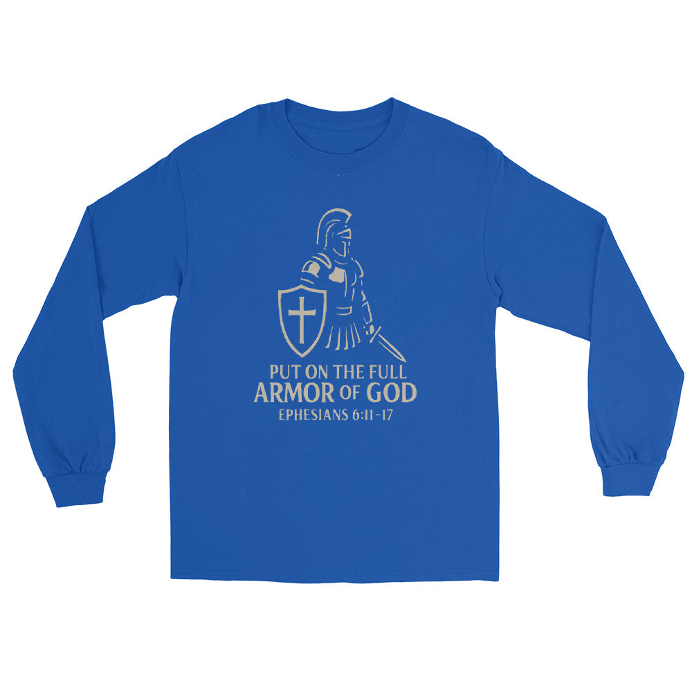 Christian men’s casual long sleeve shirt
