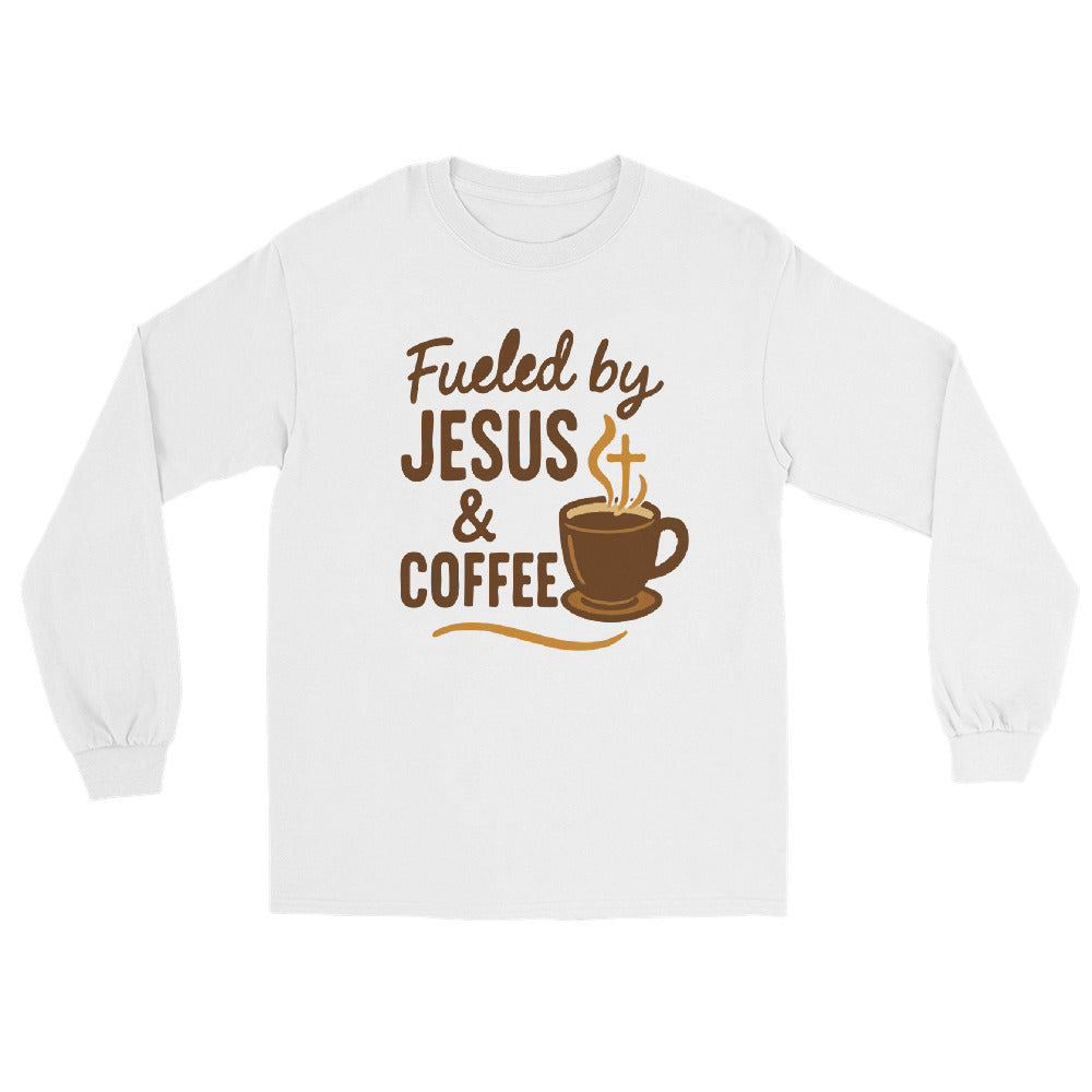 Men’s faith and coffee themed shirt in classic fit