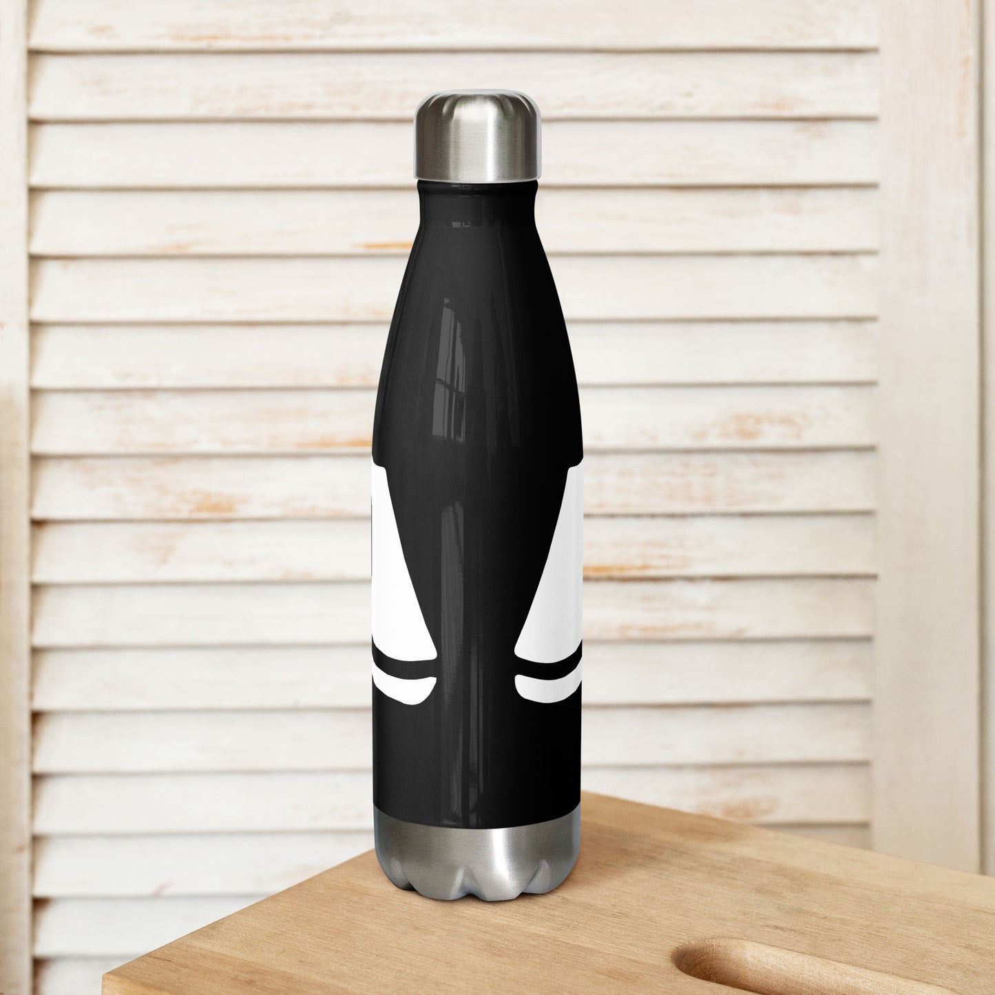 Christian stainless steel water bottle with leak-proof cap and glossy finish