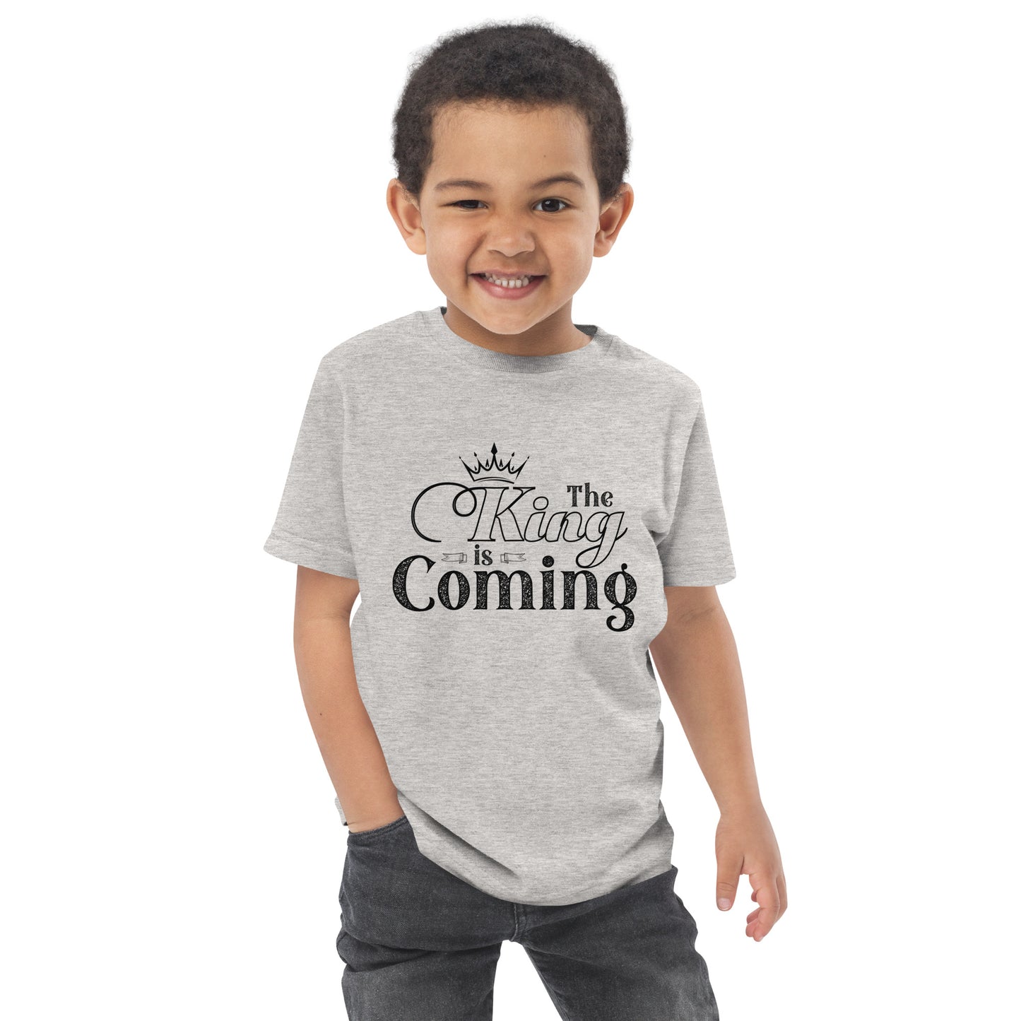 Christian toddler jersey tee for Sunday school and family events