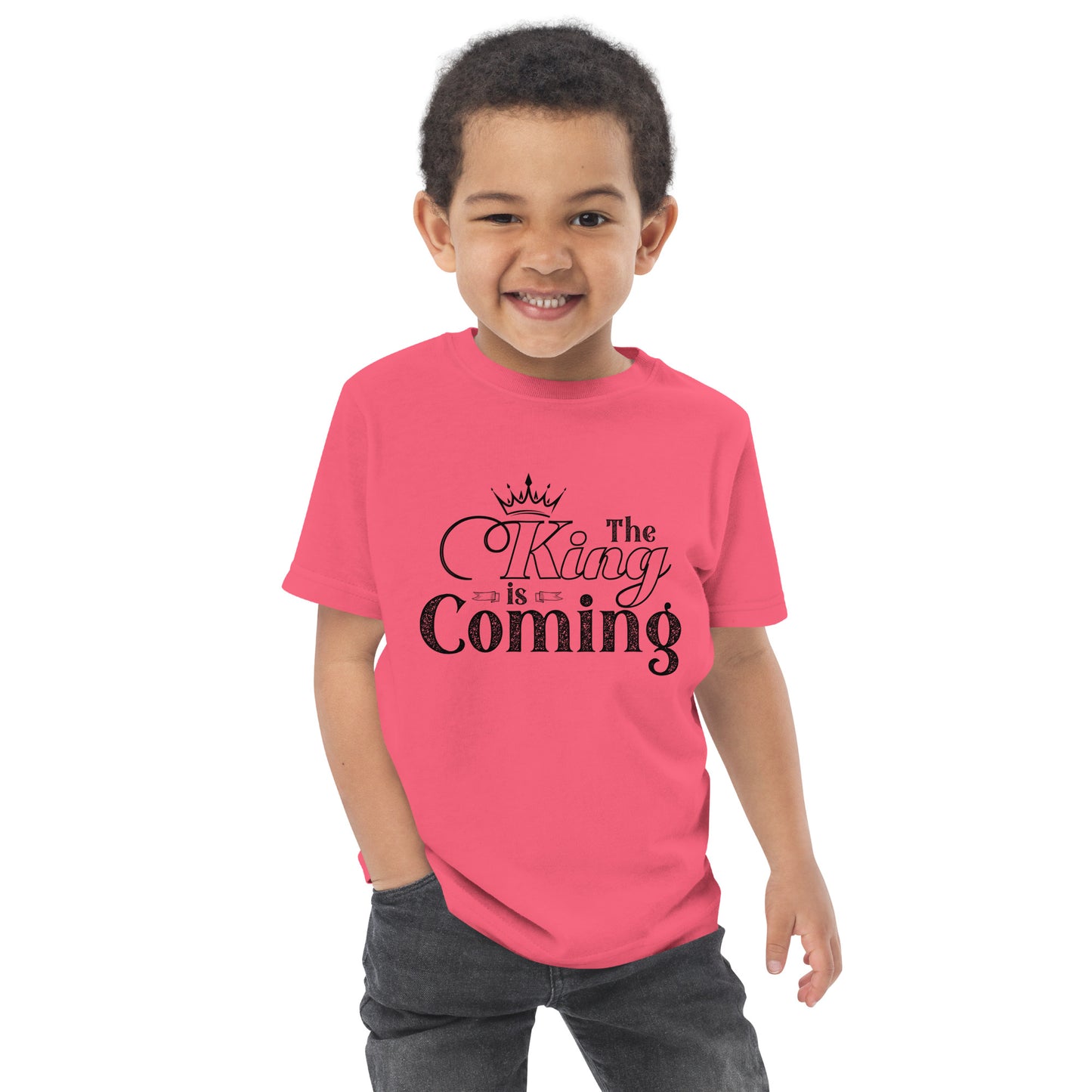 Durable Christian kids tee with double-needle stitching