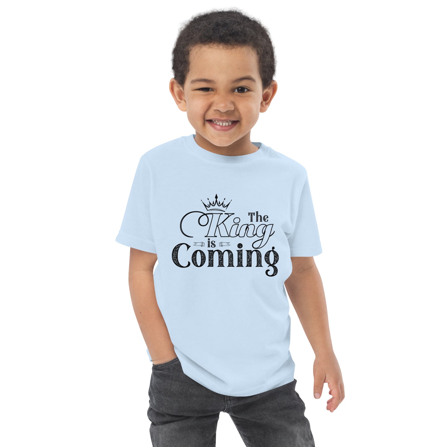 Christian toddler t-shirt in soft cotton jersey fabric