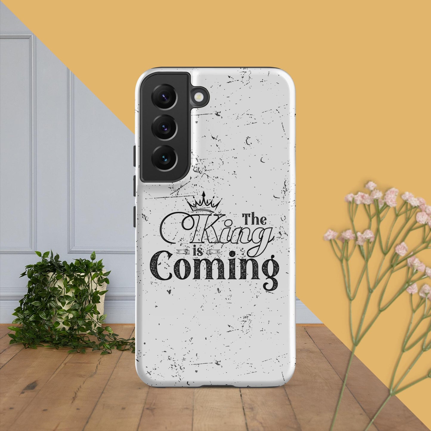 Wireless charging compatible Christian phone case for Samsung