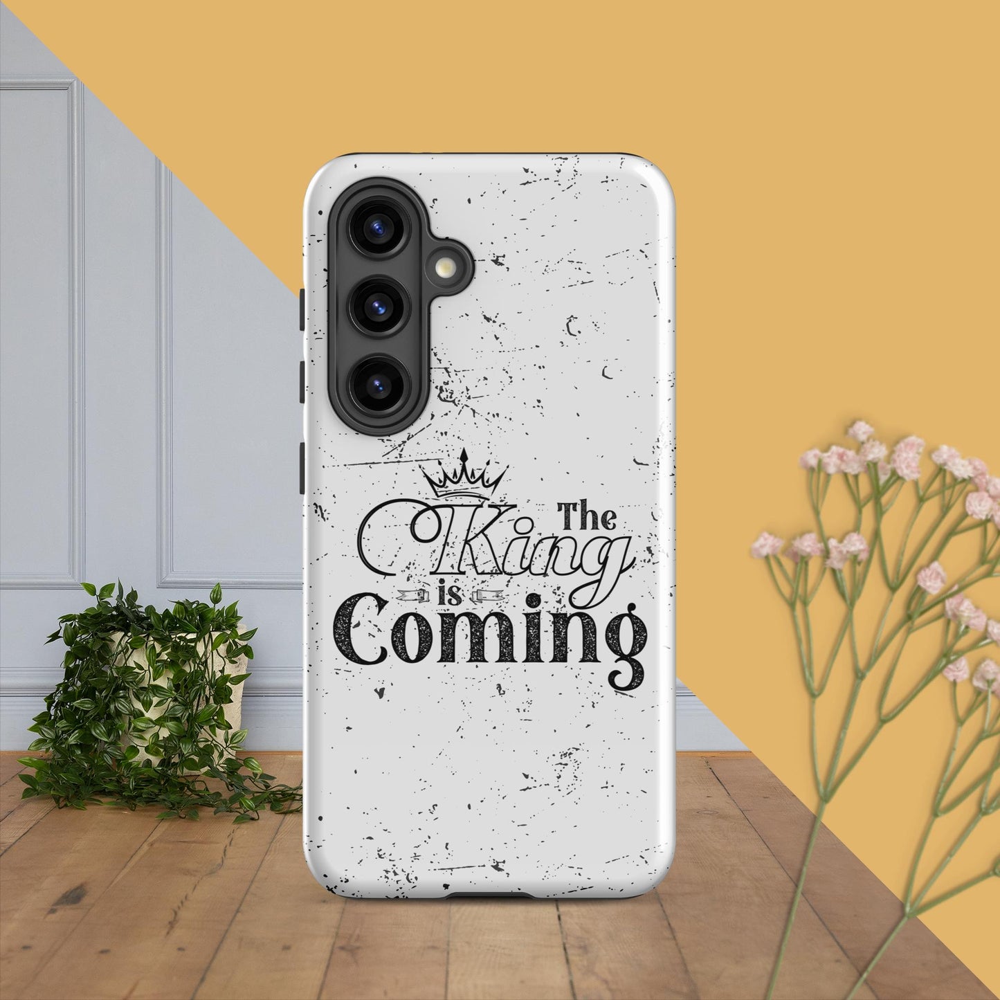 Durable Christian Samsung case with precise port openings