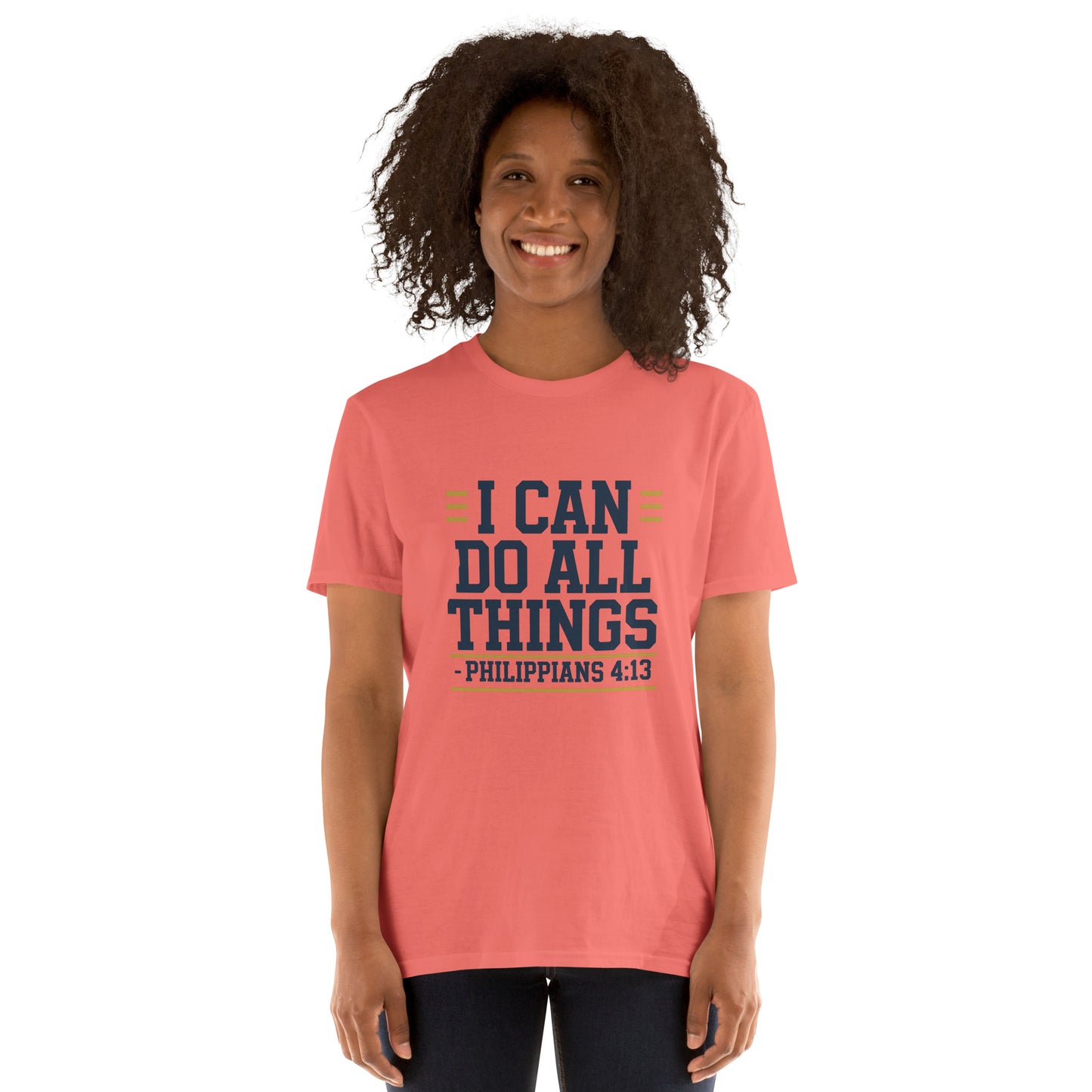 Women’s Christian t-shirt I Can Do All Things Philippians 4:13