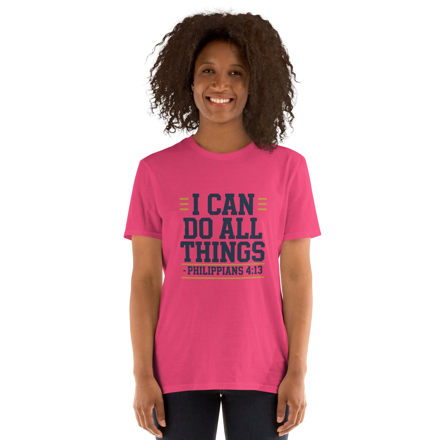 Women’s Christian t-shirt I Can Do All Things Philippians 4:13