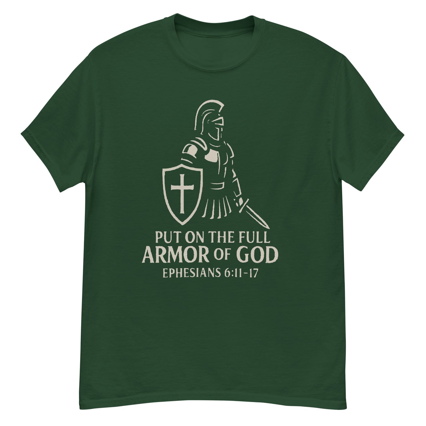 Inspirational Christian tee full armor of God