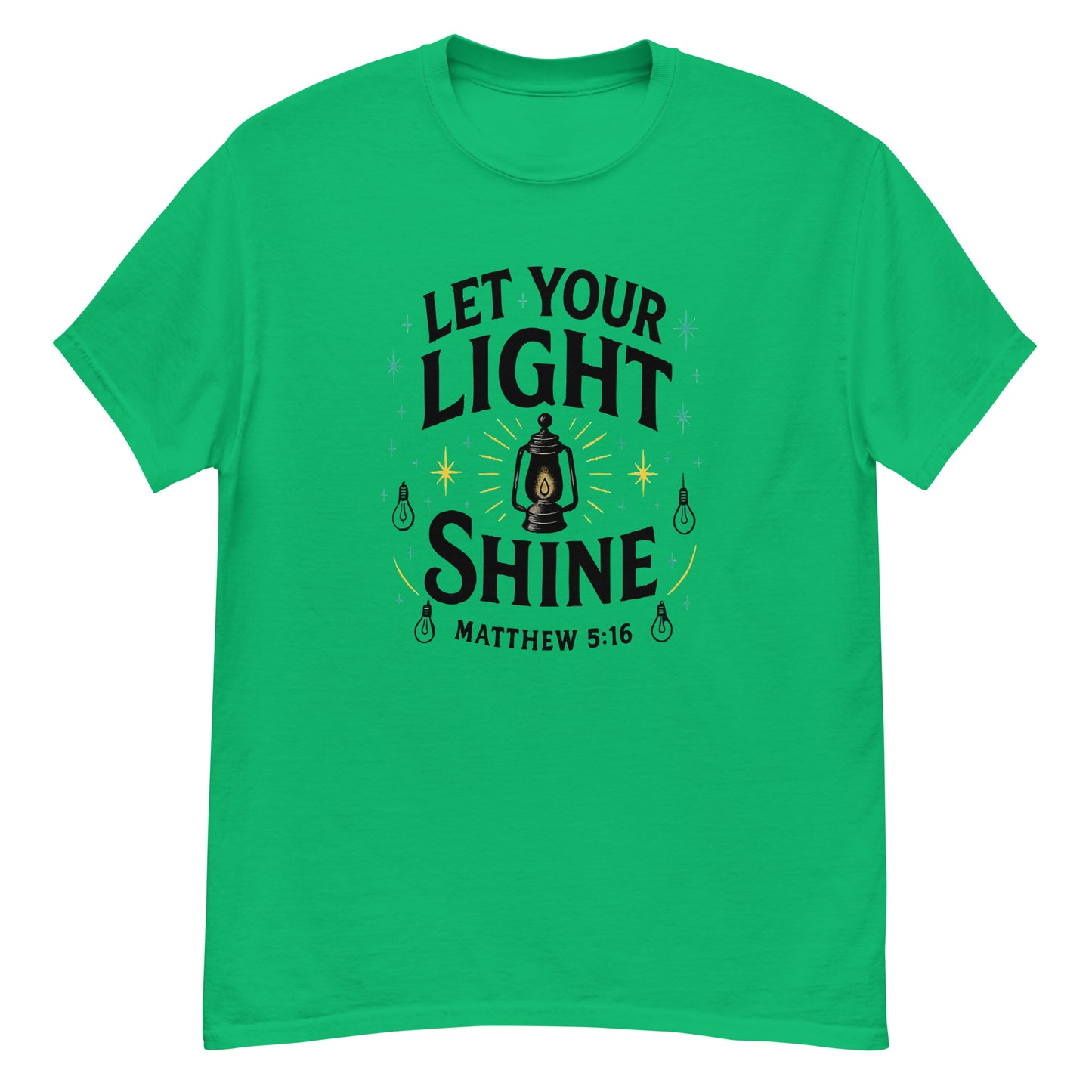 Let Your Light Shine Christian t-shirt
