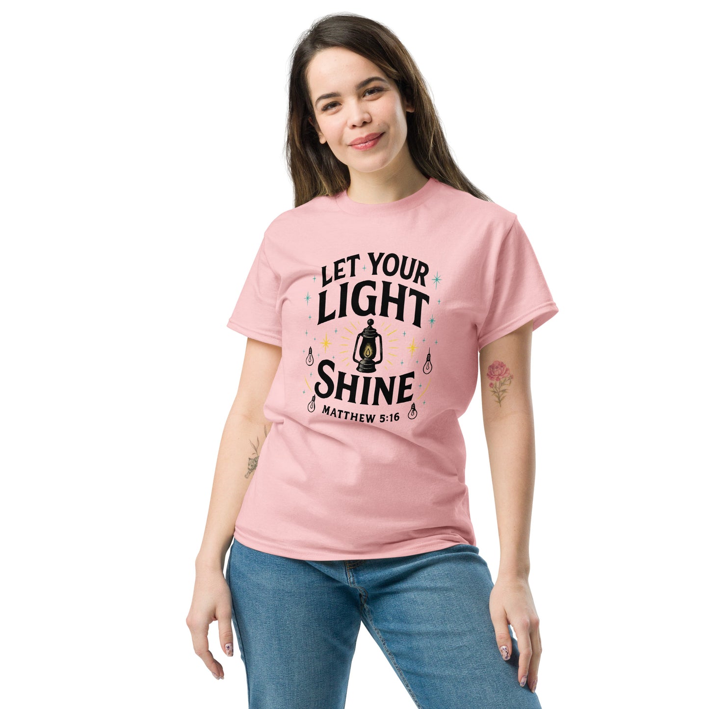 Let Your Light Shine Christian t-shirt
