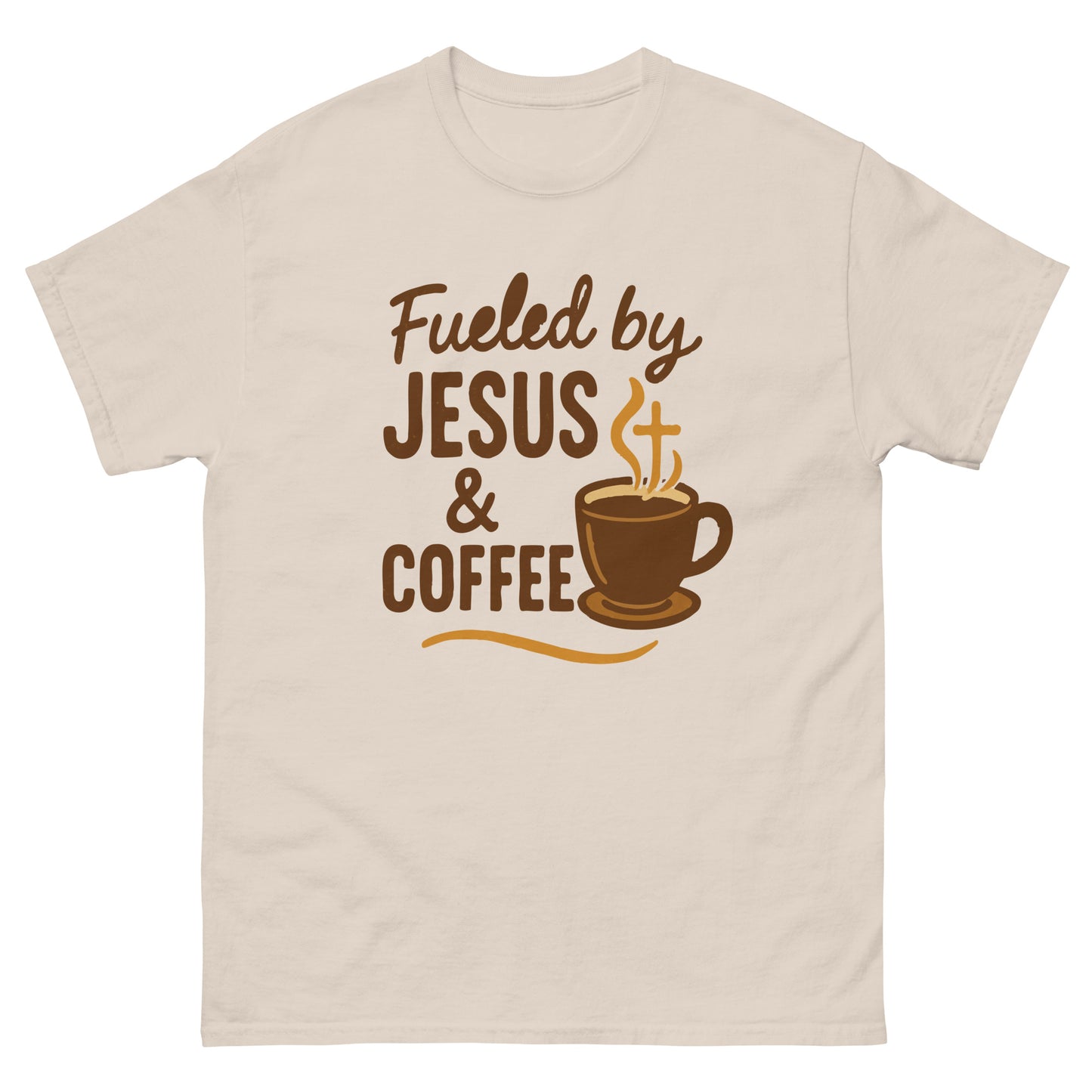 Christian t-shirt with clean structured fit