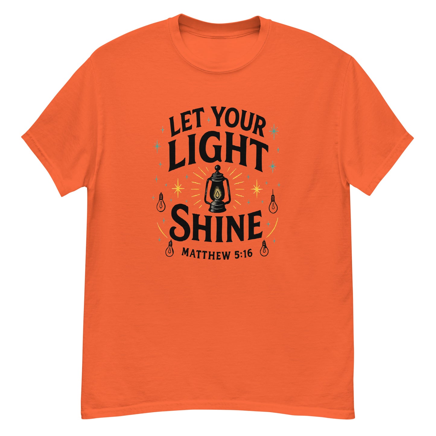 Let Your Light Shine Christian t-shirt