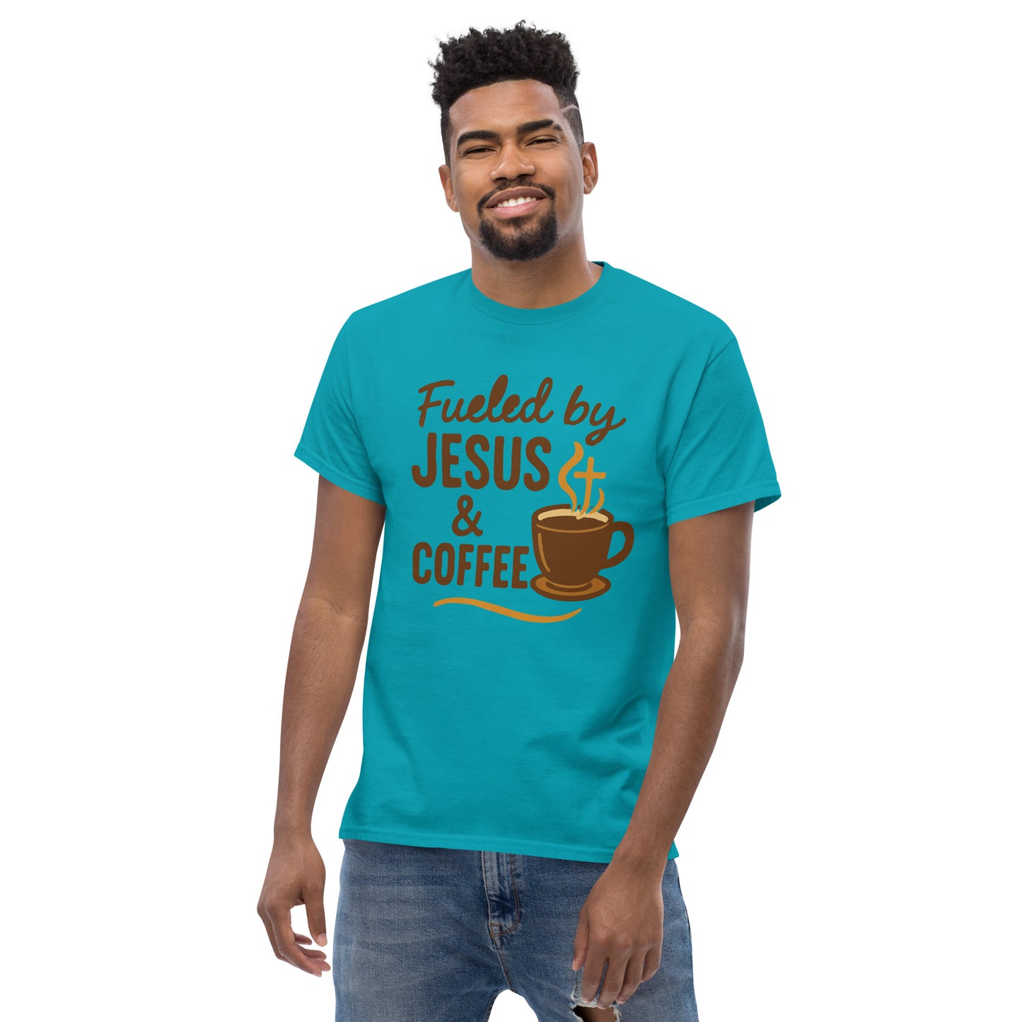 Christian t-shirt with clean structured fit