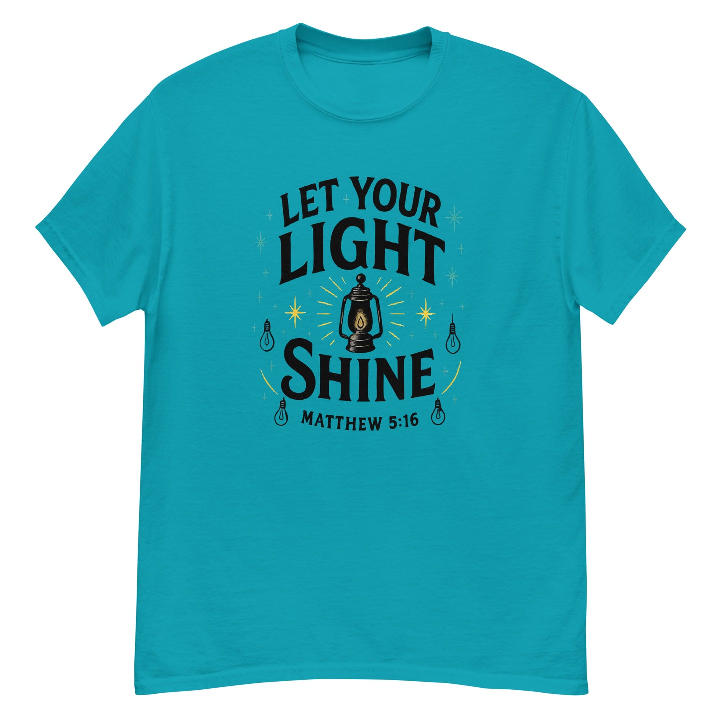 Let Your Light Shine Christian t-shirt